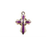 Kruis Amulet Paars