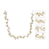 Slinger Bladeren Glitter Goud (170cm) 