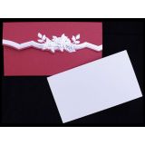 Feestenveloppe Roses Rood