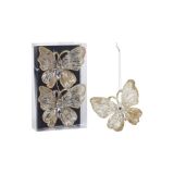 Hangdecoratie Vlinder Goud