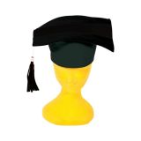 Doctoraal hoed afgestudeerd