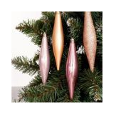 Hangdeco Ijspegel Roze & Goud (4st) 