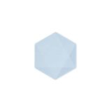 Bordjes Hexagon Klein Blauw