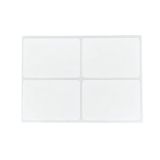 Blanco Etiketten Zelfklevend L (4 op 1 vel, 10 vellen) 