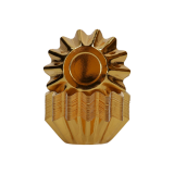 Pastry Cup Bloem Metallic Goud - Luxe Bakcups (50 stuks)