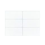 Blanco Etiketten Zelfklevend M (6 op 1 vel, 10 vellen) 