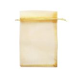 Organzazak L 13x19cm Goud