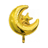 Folieballon Maan & Ster Goud - 49x57cm