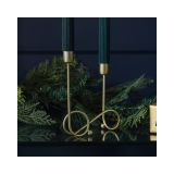 Metalen Swirl Kandelaar Goud Ginger Ray