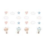 Hangdeco Baby Balloons Gender Reveal - 80cm - 6 stuks 