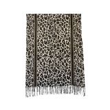 Sjaal Panterprint Grijs