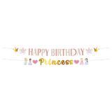 Letterslinger Happy Birthday Pretty Princess - 1,5m