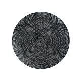 Placemat Rond Zwart (38,5cm)