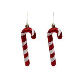 Kersthanger Candy Cane - 2 stuks