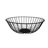 Fruitmand Rond Metaal Zwart (27cm)