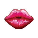 Folieballon Rode Lippen Big Kiss - 65x65cm