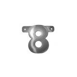 Letterslinger 8 Zilver