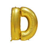 Folieballon D Goud (43cm)