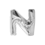 Folieballon N Zilver (43cm)