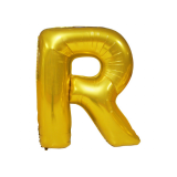 Folieballon R Goud (43cm)