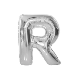 Folie Ballon R Zilver 43cm