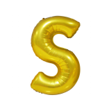 Folie Ballon S Goud 40cm