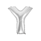 Folie Ballon Y Zilver (43cm)