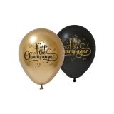 Ballonnen Pop the Champagne Goud & Zwart