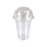 Plastic Bekers met deksel 590ml (100st)