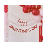 Slinger Happy Valentine's Day Red & Pink Ginger Ray