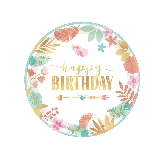 Bordjes Boho Happy Birthday 