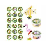 Bouwstenen Mini Dier in potje 