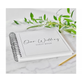Gastenboek Our Wedding Zwart & Wit Ginger Ray 