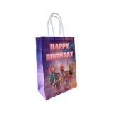 Cadeautasjes Roblox Happy Birthday Roze (6st)