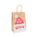 Cadeautasjes Kerstman Ho-Ho-Ho (6st)