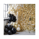 Ballonnenboog Zwart, Nude & Champagne Goud Ginger Ray