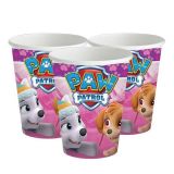 Bekers Paw Patrol Pink - 8 stuks
