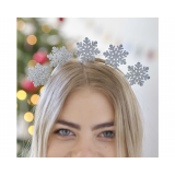 Metalen Diadeem Sneeuwvlokken Zilver Ginger Ray