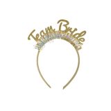 Glitter Diadeem Team Bride Goud