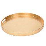 Decoratief Dienblad Rond Goud (46cm)
