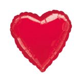 Folieballon Jumbo Hart Rood (81cm)