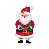 Folieballon Kerstman Supershape - 48x86cm 