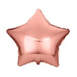 Folieballon Ster Roségoud (45cm)