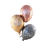 Folieballon - 3 ballonnen - Happy Birthday To You! - 86x110cm