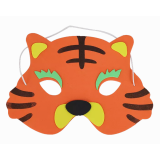 Kinder Foam Masker Tijger