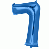 Folie Ballon 7 Blauw XL