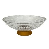 Schaal op gouden voet Groot (28cm)