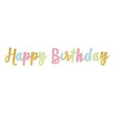 * Slinger 'Happy Birthday' Glitter Goud & Pastel