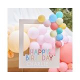 Happy Birthday Photobooth Frame met ballonnen Ginger Ray