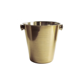 Champagnekoeler met handvat Shiny Goud 